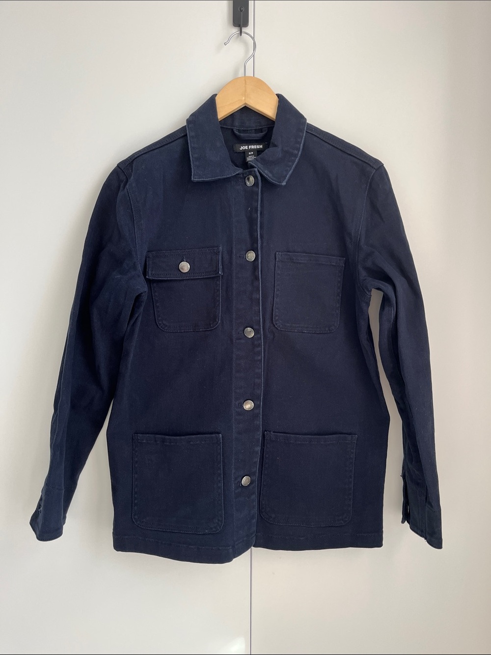 Joe Fresh Dark Navy Utility Jacket with Patch Pockets
